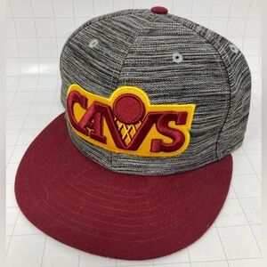 New Era CAVS SnapBack NBA hardwood classics like new grey maroon yellow 9Fifty